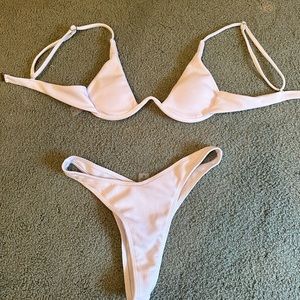 White bikini